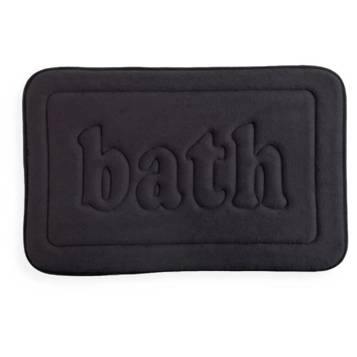 Tapis de bain mémoire de forme - TODAY - UTILITY - 40 x 60 cm - Black Tapis de bain mémoire de forme - TODAY - UTILITY - 40 x 60 cm - Black