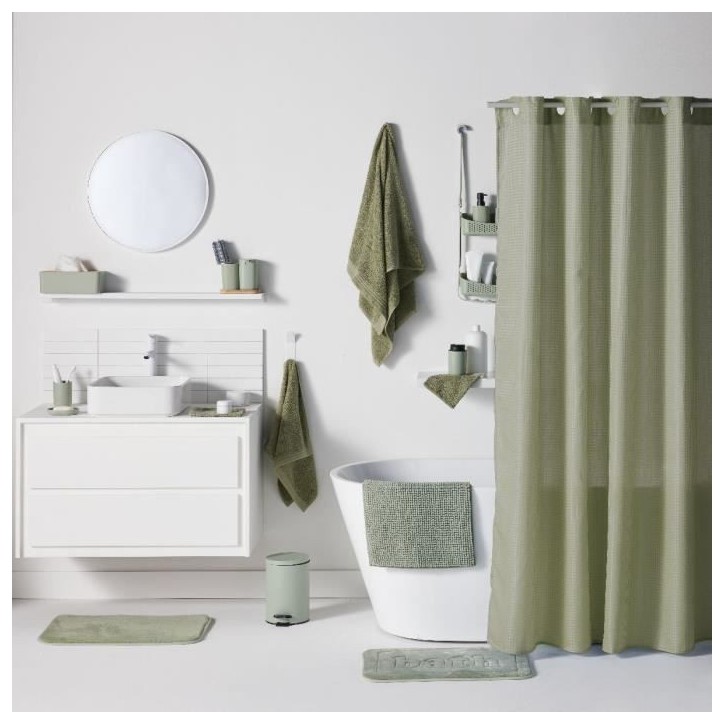 Tapis de bain mémoire de forme - TODAY - UTILITY - 40 x 60 cm - Green Tapis de bain mémoire de forme - TODAY - UTILITY - 40 x 60 cm - Green