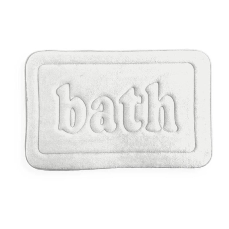 Tapis de bain mémoire de forme - TODAY - UTILITY - 40 x 60 cm - White