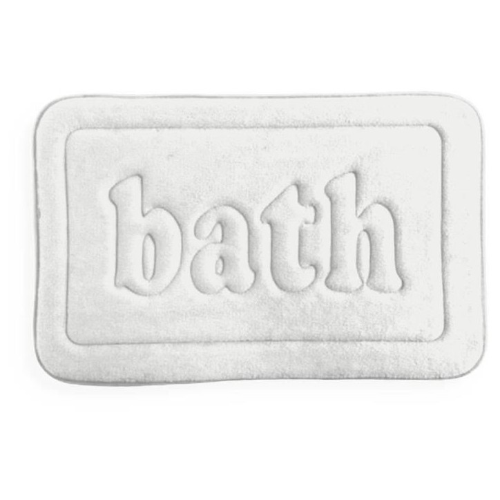 Tapis de bain mémoire de forme - TODAY - UTILITY - 40 x 60 cm - White