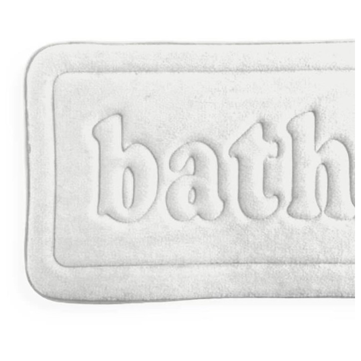 Tapis de bain mémoire de forme - TODAY - UTILITY - 40 x 60 cm - White