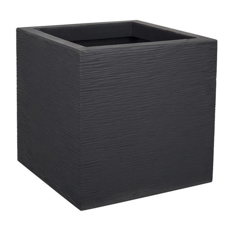 EDA Bac a fleurs carré GRAPHIT UP - 21 L - 29,5 x 29,5 x 29,5 cm - Gr EDA Bac a fleurs carré GRAPHIT UP - 21 L - 29,5 x 29,5 x 29,5 cm - Gr