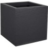 EDA Bac a fleurs carré GRAPHIT UP - 21 L - 29,5 x 29,5 x 29,5 cm - Gr
