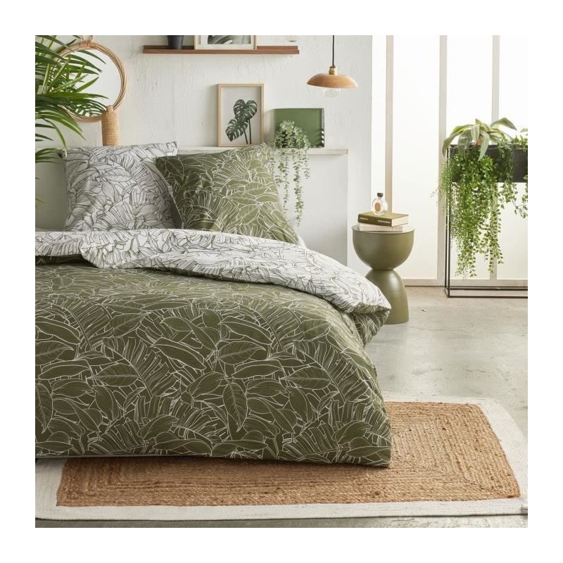 Parure de lit - TODAY Crazy - Imprimé Jungle - 2 personnes - 220 x 24