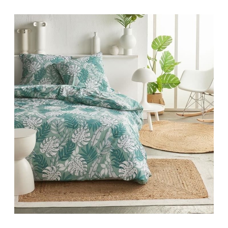 Parure de lit - TODAY Crazy - Imprimé Jungle - 2 personnes - 220 x 24 Parure de lit - TODAY Crazy - Imprimé Jungle - 2 personnes - 220 x 24