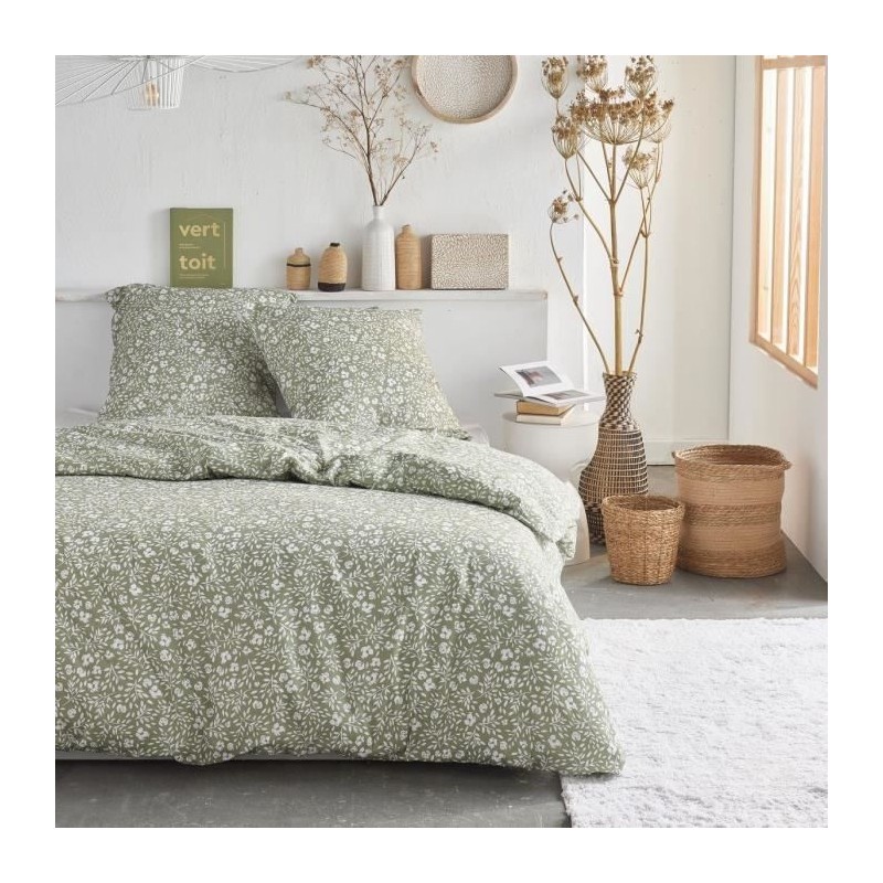 Parure de lit - TODAY Crazy - Imprimé Floral - 2 personnes - 220 x 24 Parure de lit - TODAY Crazy - Imprimé Floral - 2 personnes - 220 x 24
