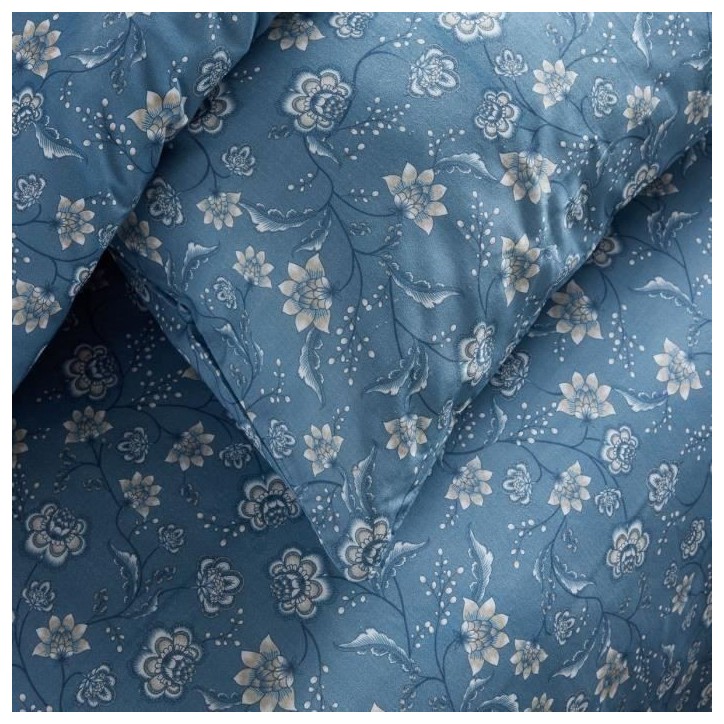 Parure de lit - TODAY Crazy - Imprimé Floral - 2 personnes - 220 x 240 cm - Bleu Parure de lit - TODAY Crazy - Imprimé Floral - 2 personnes - 220 x 240 cm - Bleu