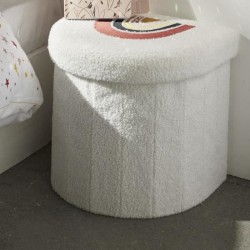 Ensemble parure de lit enfant + coffre de rangement pouf pliable - TOD
