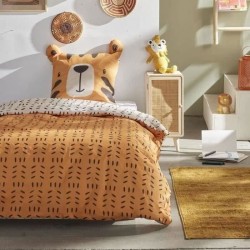 Ensemble parure de lit enfant + coffre de rangement pouf pliable - TOD