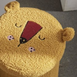 Ensemble parure de lit enfant + coffre de rangement pouf pliable - TOD