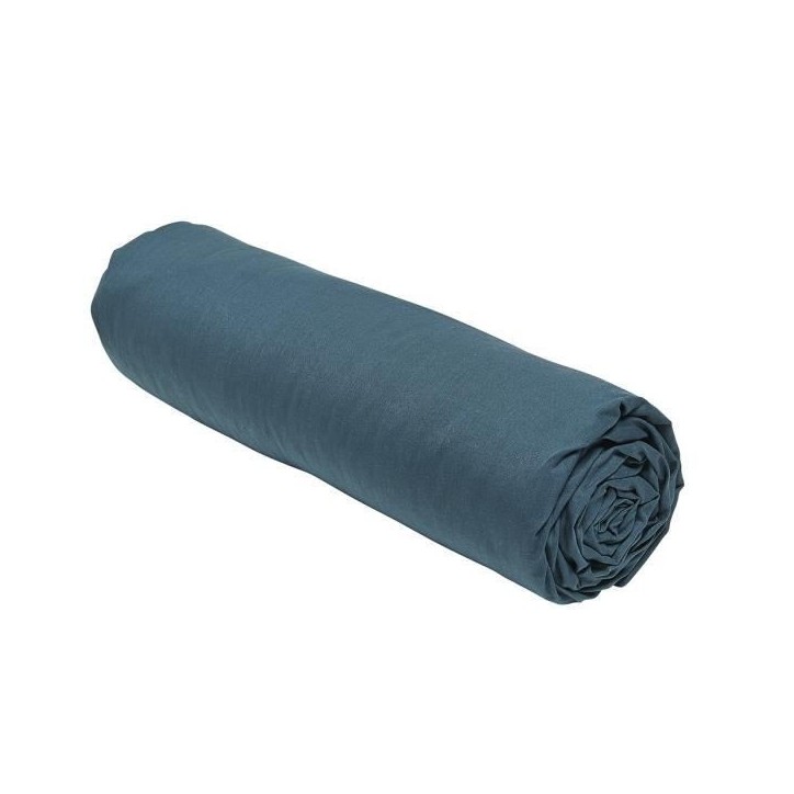 Drap housse Maison Lefebvre DH 2 pers 140x190cm Bonnet 30cm 100% coton 57 fils