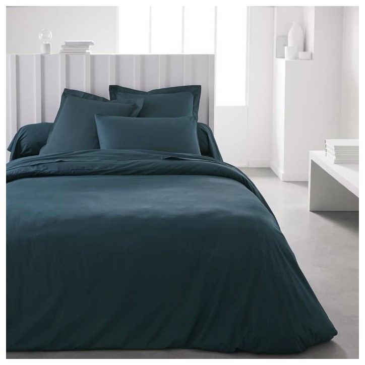 Drap housse Maison Lefebvre DH 2 pers 180x200cm Bonnet 30cm 100% coton 57 fils