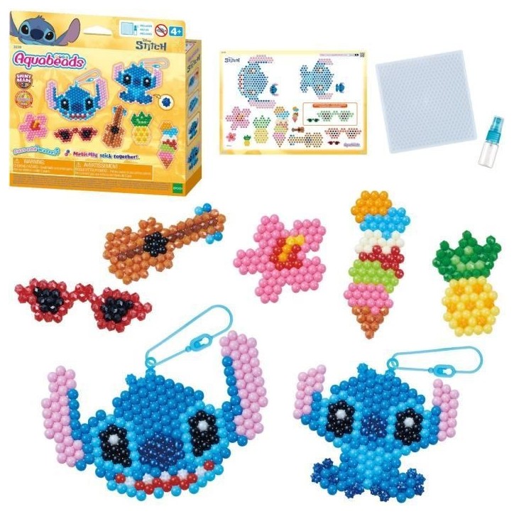Le kit Stitch - AQUABEADS - 700 perles - Des 4 ans Le kit Stitch - AQUABEADS - 700 perles - Des 4 ans