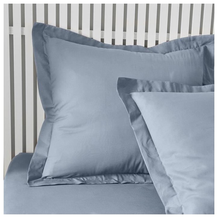 Taie d'oreiller TODAY Essential - 63 x 63+5 cm - 100% Coton uni - Denim