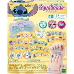 Mon kit de manucure - AQUABEADS - Stitch - 40 ongles - Stickers