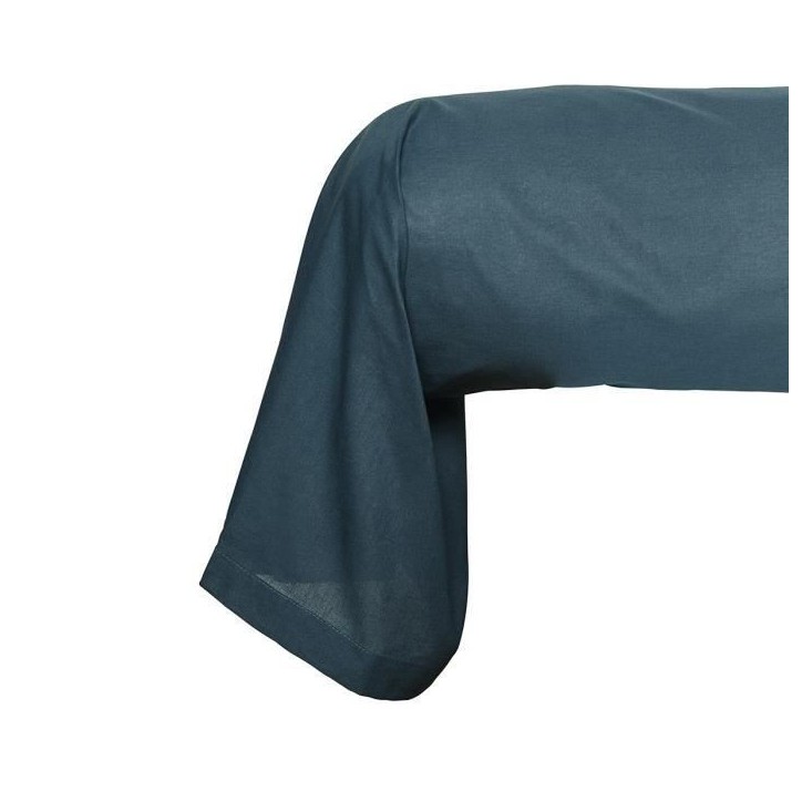 Taie de traversin TODAY Essential - 45 x 185 cm - 100% Coton uni - Paon