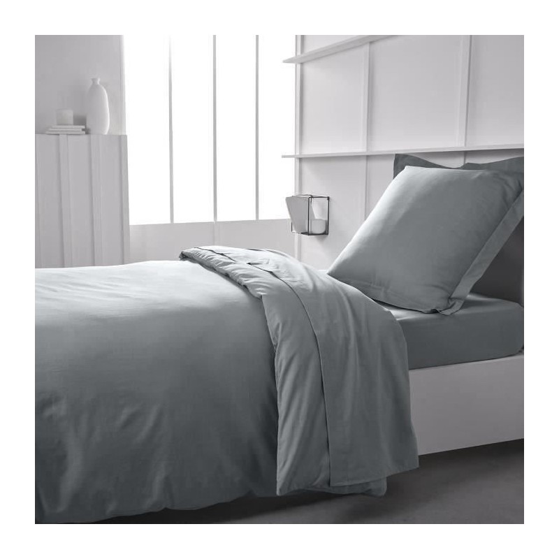 Housse de couette TODAY Essential - 140 x 200 cm - 1 personne - 100% C Housse de couette TODAY Essential - 140 x 200 cm - 1 personne - 100% C