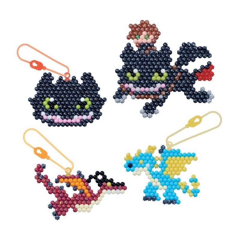 Le kit Dragons - AQUABEADS - 800 perles - Des 4 ans Le kit Dragons - AQUABEADS - 800 perles - Des 4 ans