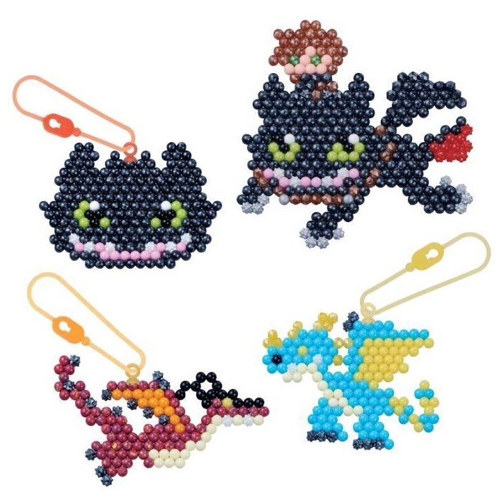 Le kit Dragons - AQUABEADS - 800 perles - Des 4 ans Le kit Dragons - AQUABEADS - 800 perles - Des 4 ans