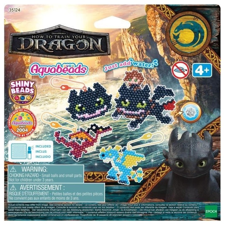Le kit Dragons - AQUABEADS - 800 perles - Des 4 ans Le kit Dragons - AQUABEADS - 800 perles - Des 4 ans