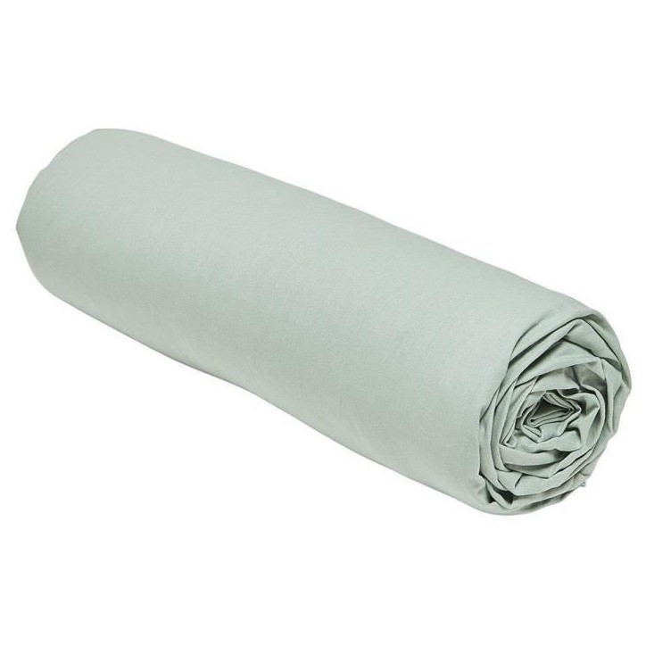 Drap housse - TODAY - 160 x 200 cm + 30 cm - Coton - Organic Celadon Drap housse - TODAY - 160 x 200 cm + 30 cm - Coton - Organic Celadon