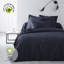 Drap housse - TODAY - 160 x 200 cm + 30 cm - Coton - Organic Navy