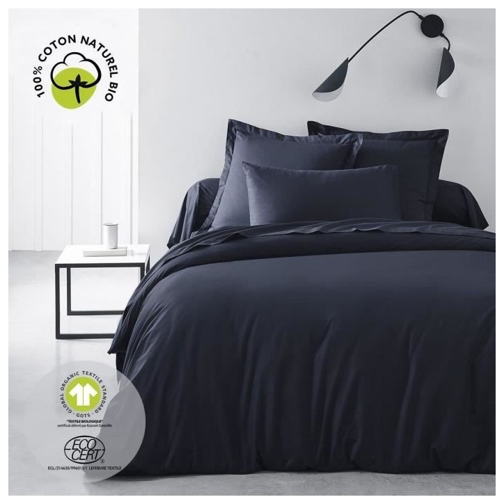 Drap housse - TODAY - 160 x 200 cm + 30 cm - Coton - Organic Navy Drap housse - TODAY - 160 x 200 cm + 30 cm - Coton - Organic Navy