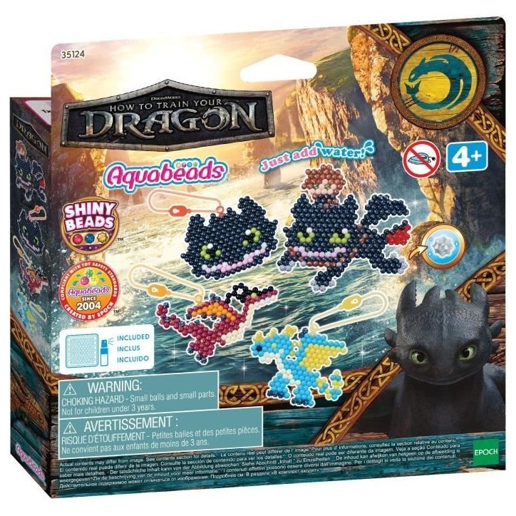 Le kit Dragons - AQUABEADS - 800 perles - Des 4 ans Le kit Dragons - AQUABEADS - 800 perles - Des 4 ans