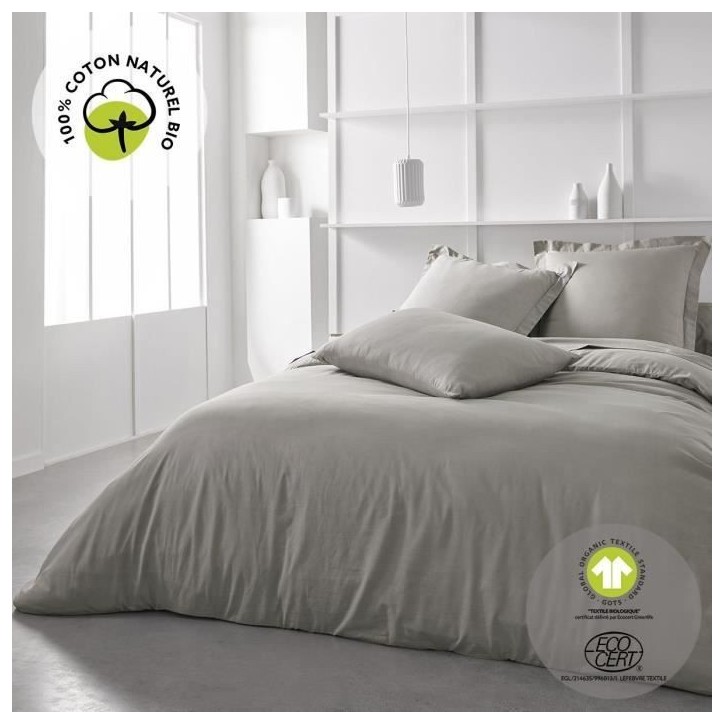 Drap housse - TODAY - 180 x 200 cm + 30 cm - Coton - Organic Dune Drap housse - TODAY - 180 x 200 cm + 30 cm - Coton - Organic Dune