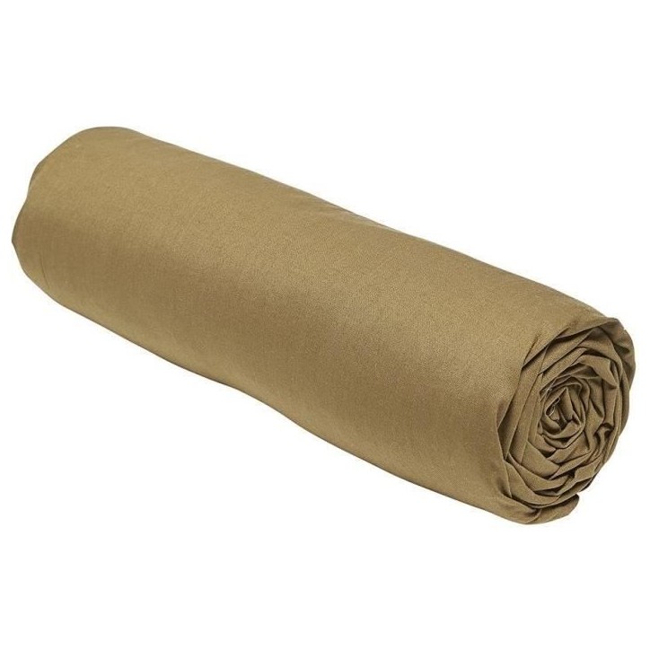 Drap housse - TODAY - 180 x 200 cm + 30 cm - Coton - Organic Bronze Drap housse - TODAY - 180 x 200 cm + 30 cm - Coton - Organic Bronze