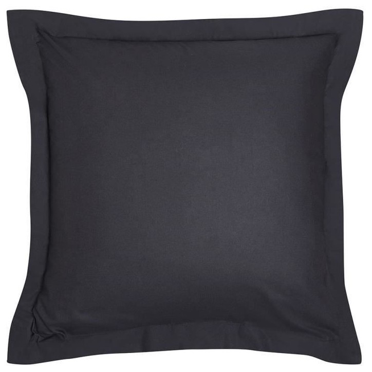 Taie d'oreiller - TODAY - 63 x 63 cm - Coton bio - Certifié oeko-Tex - Volant 5 cm