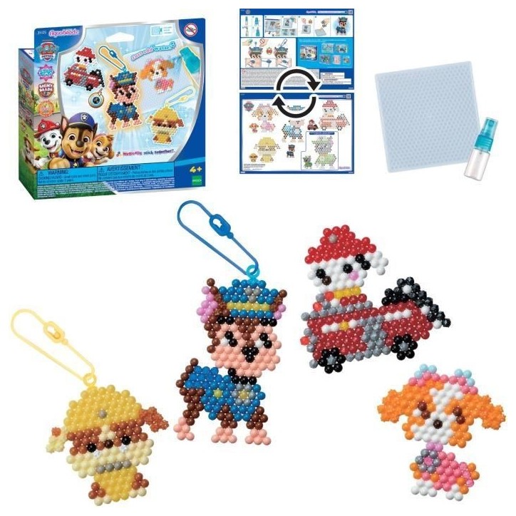 Le kit Pat'Patrouille - AQUABEADS - 600 perles - Des 4 ans Le kit Pat'Patrouille - AQUABEADS - 600 perles - Des 4 ans