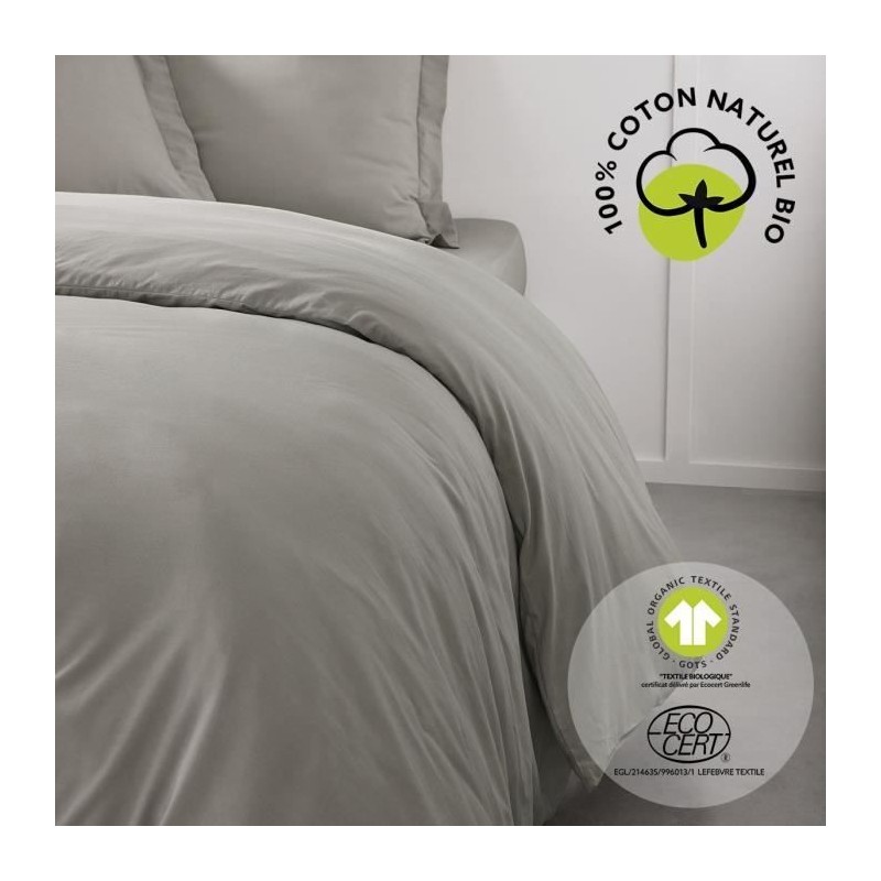 Housse de couette - TODAY - 220 x 240 cm - Coton - Organic Dune Housse de couette - TODAY - 220 x 240 cm - Coton - Organic Dune