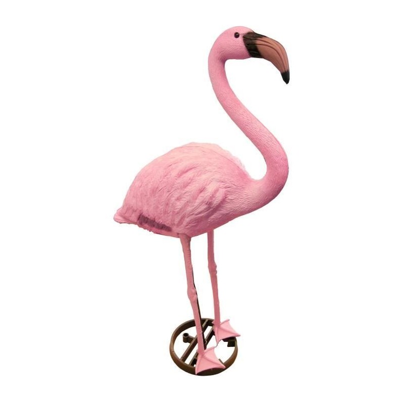 Flamant en résine - Hauteur 88 cm - Décoration de jardin UBBINK Flamant en résine - Hauteur 88 cm - Décoration de jardin UBBINK