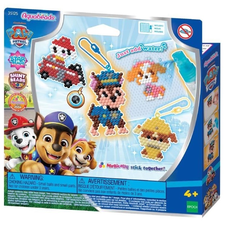 Le kit Pat'Patrouille - AQUABEADS - 600 perles - Des 4 ans Le kit Pat'Patrouille - AQUABEADS - 600 perles - Des 4 ans