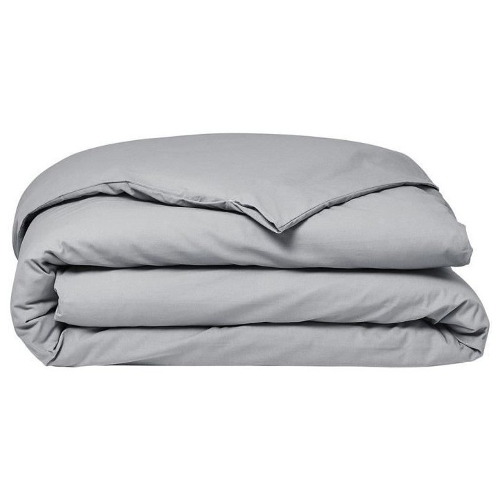 Housse de couette - TODAY - 220 x 240 cm - Coton - Organic Acier Housse de couette - TODAY - 220 x 240 cm - Coton - Organic Acier