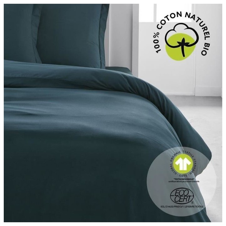 Housse de couette - TODAY - 220 x 240 cm - Coton - Organic Paon