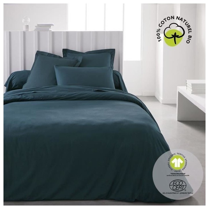 Housse de couette - TODAY - 220 x 240 cm - Coton - Organic Paon