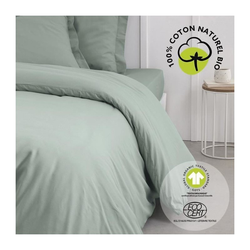 Housse de couette -- TODAY - 220 x 240 cm - Coton - Organic Celadon Housse de couette -- TODAY - 220 x 240 cm - Coton - Organic Celadon
