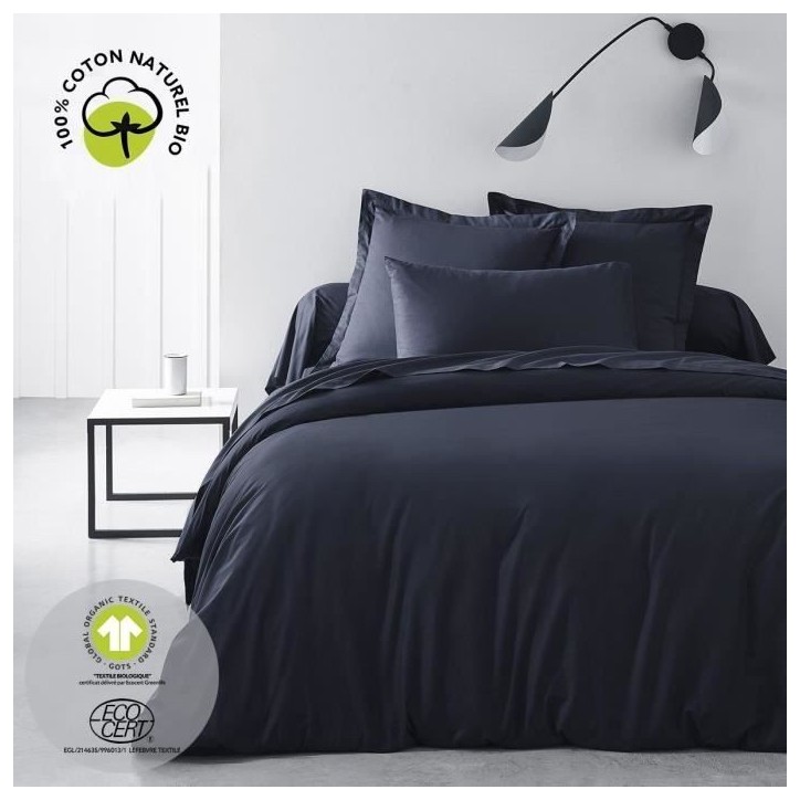 Housse de couette - TODAY - 220 x 240 cm - Coton - Organic Navy Housse de couette - TODAY - 220 x 240 cm - Coton - Organic Navy