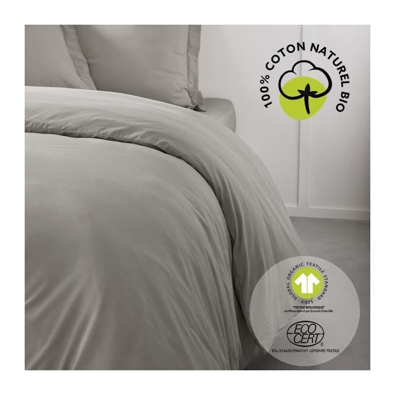 Housse de couette - TODAY - 240 x 260 cm - Coton - Organic Dune Housse de couette - TODAY - 240 x 260 cm - Coton - Organic Dune