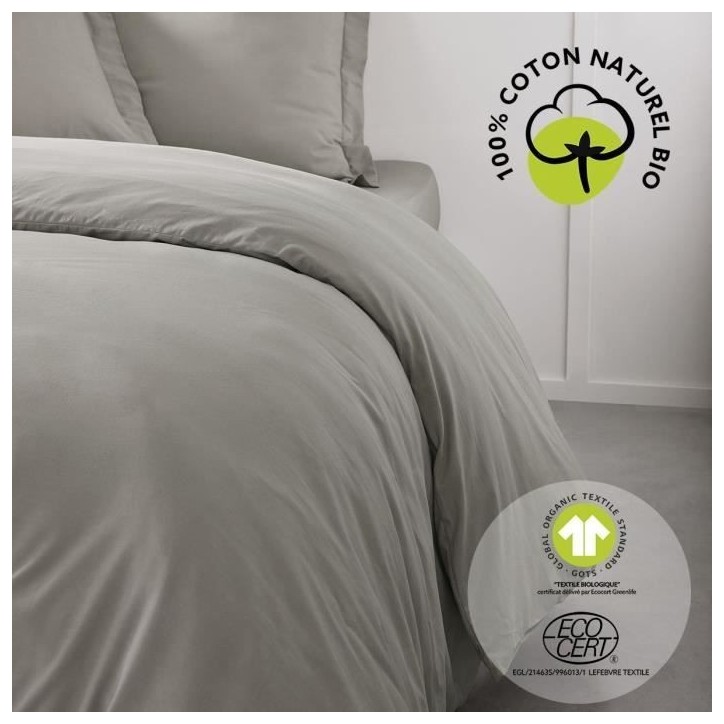 Housse de couette - TODAY - 240 x 260 cm - Coton - Organic Dune Housse de couette - TODAY - 240 x 260 cm - Coton - Organic Dune