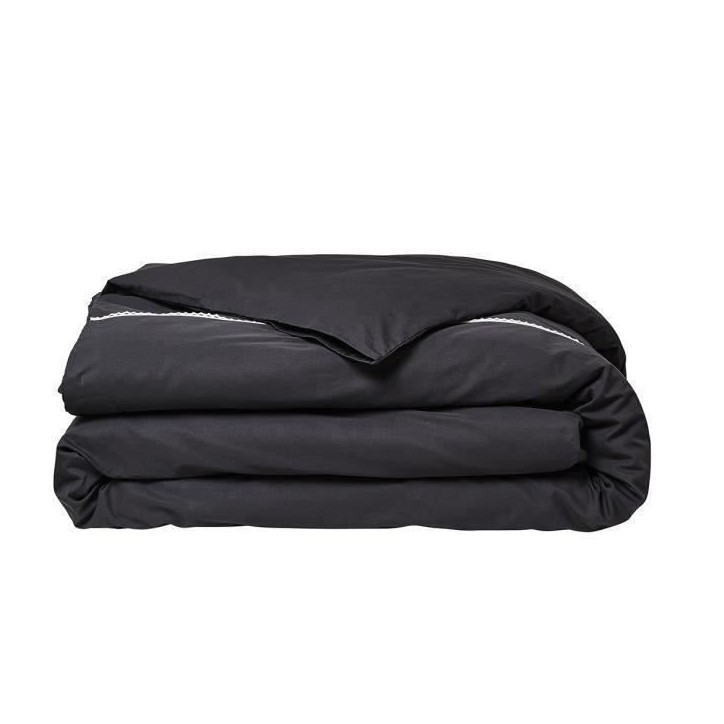 Parure de lit TODAY Noir 240x260 cm Parure de lit TODAY Noir 240x260 cm