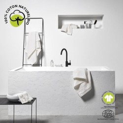 Serviette de bain - TODAY - 50 x 90 cm - Coton - Organic Craie