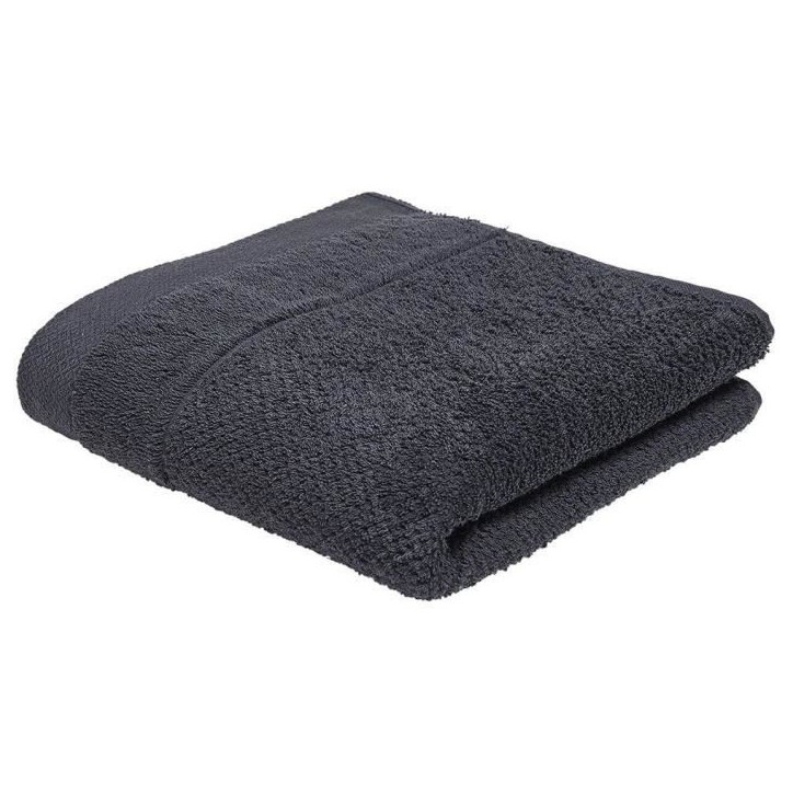 Serviette de bain - TODAY - 50 x 90 cm - Coton - Organic Fusain