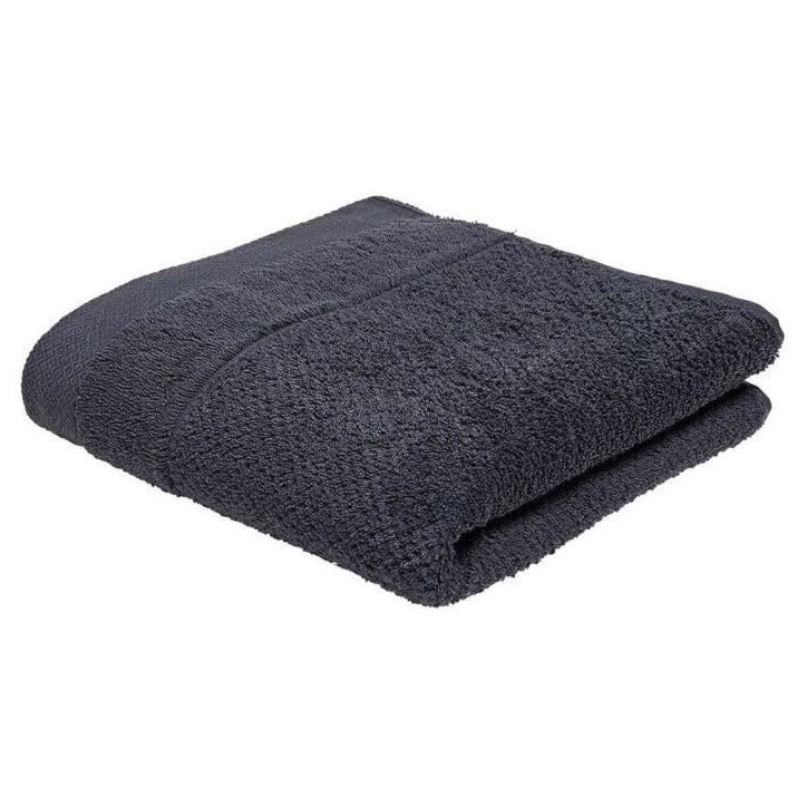 Serviette de bain - TODAY - 50 x 90 cm - Coton - Organic Fusain