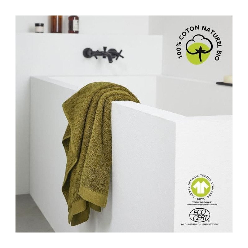 Serviette de bain - TODAY - 50 x 90 cm - Coton - Organic Bronza Serviette de bain - TODAY - 50 x 90 cm - Coton - Organic Bronza