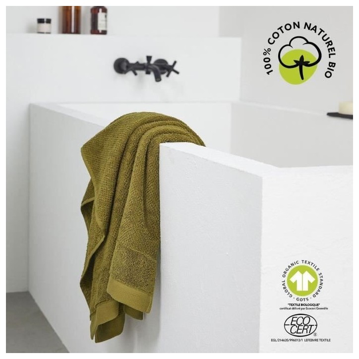 Serviette de bain - TODAY - 50 x 90 cm - Coton - Organic Bronza Serviette de bain - TODAY - 50 x 90 cm - Coton - Organic Bronza