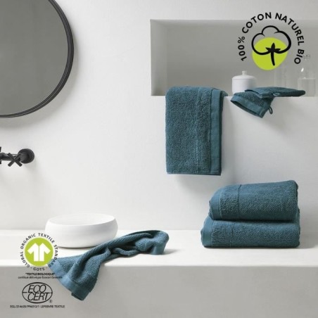 Serviette de bain - TODAY - 50 x 90 cm - Coton - Organic Paon