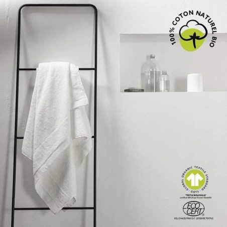 Drap de bain - TODAY - 70 x 130 cm - Coton - Organic Craie